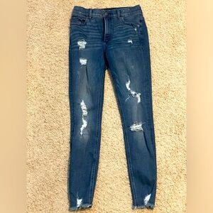 Express Women’s Ankle High Rise Stretch Jeans Size 4R